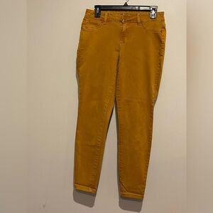 Maurices Women's Yellow Skinny Jeans